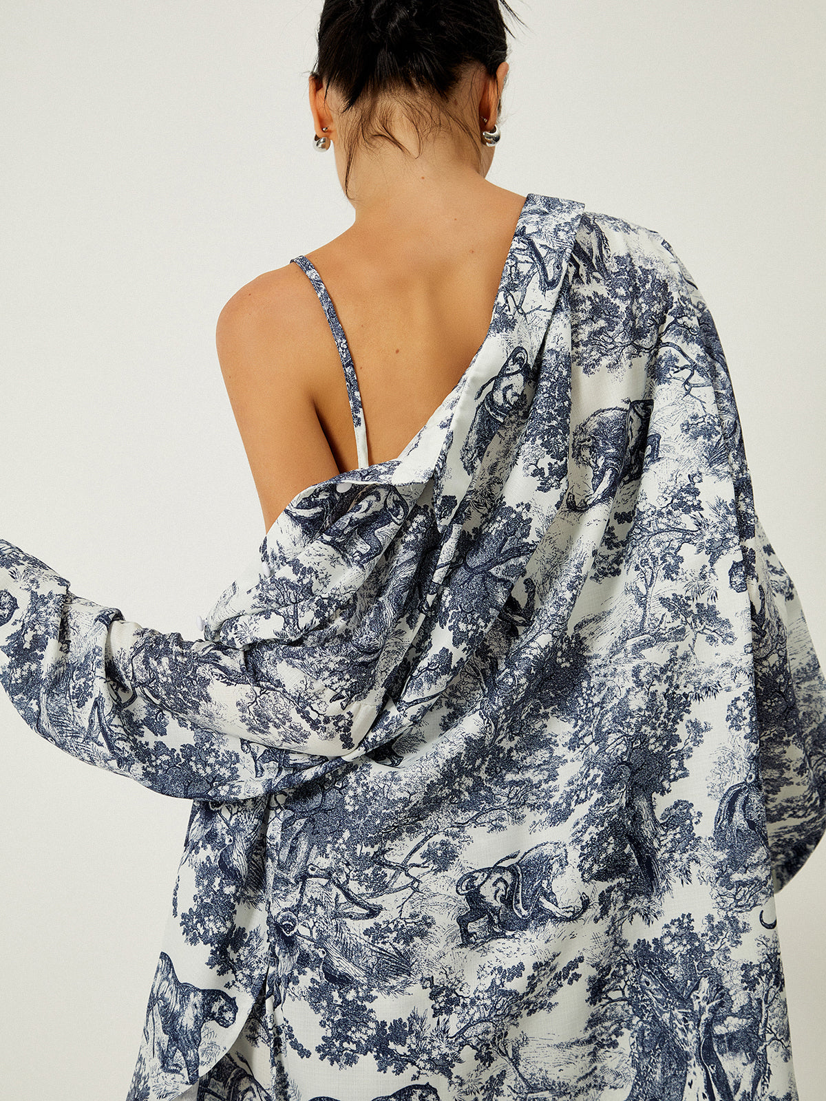 Bloemenprint Drie-delige Shorts Set