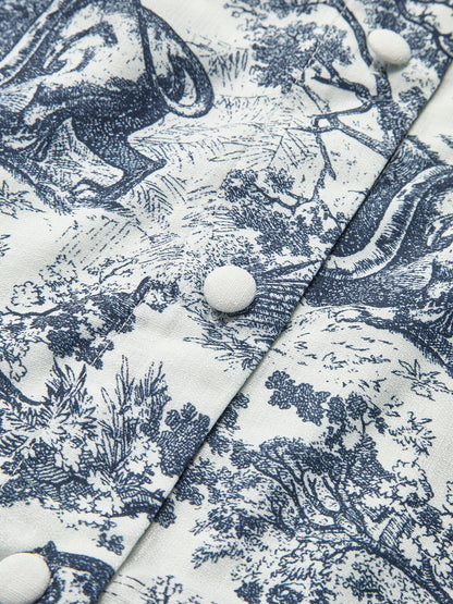 Bloemenprint Drie-delige Shorts Set