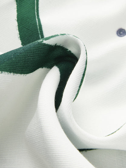 Vrouwelijke Top met Voorstrik en Gelaagde Rok Set